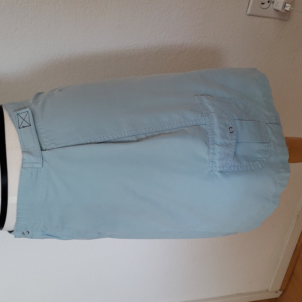 Horny Toad Light Blue Walking Skirt Size 6 - image 2